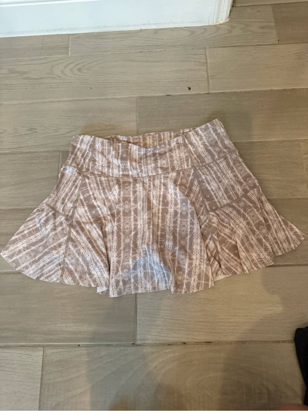 FP Movement by Free People Blush Pink Patterned Mini Skirt